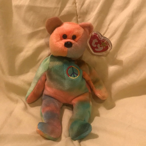 peace beanie baby style 4053